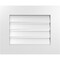 Ekena Millwork Vertical Surface Mount PVC Gable Vent: Functional, w/ 3-1/2"W x 1"P Standard Frame, 22"W x 18"H GVPVE22X1801SF - alternate 1